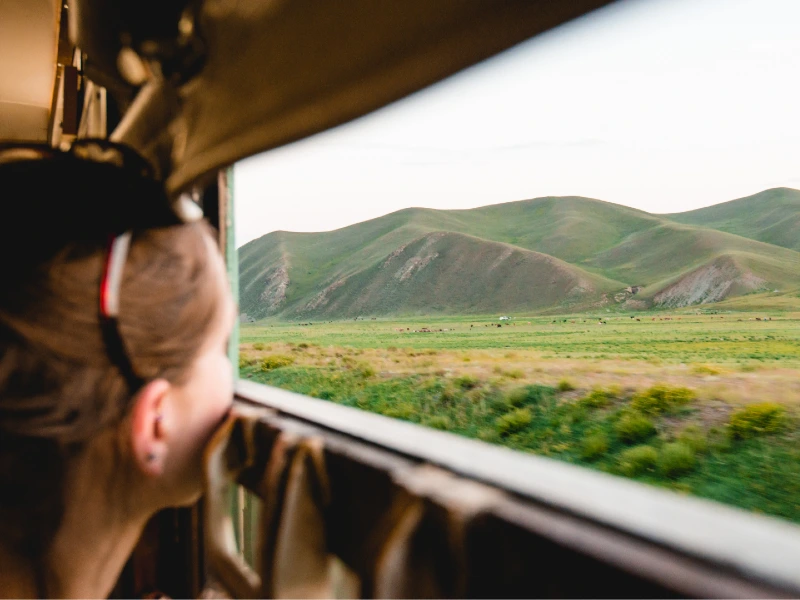 Mongolië treinroute