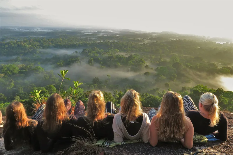 Suriname uitzicht kinderen