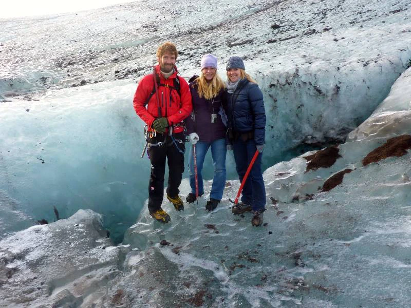 Outdoor activiteit IJsland gletsjerwandeling