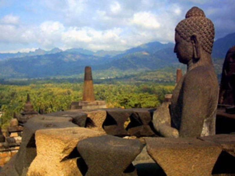 Borobudur uitzicht