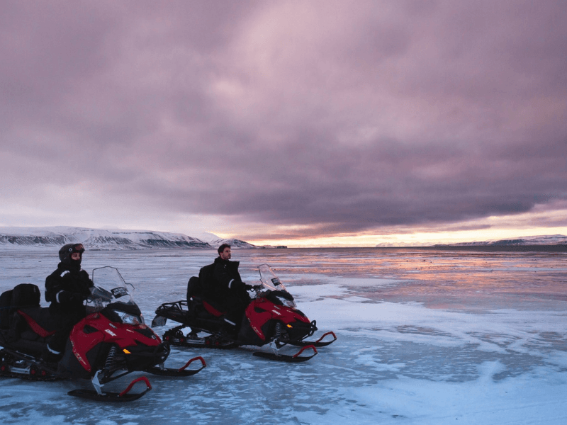 Sneeuwscooter lapland outdoor