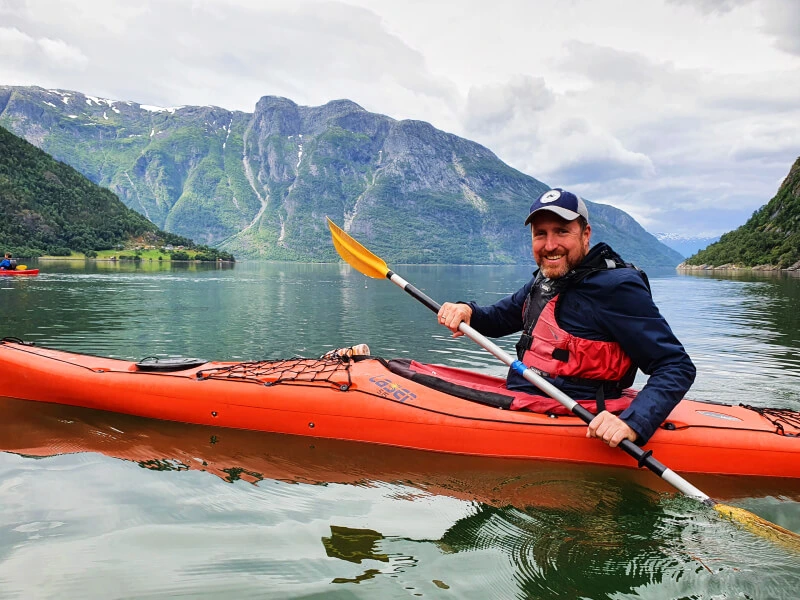 Outdoor watersport in Noorwegen kajakken