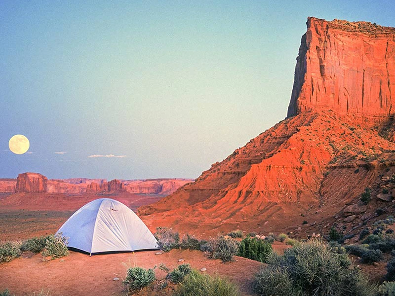 romantisch overnachten monument valley