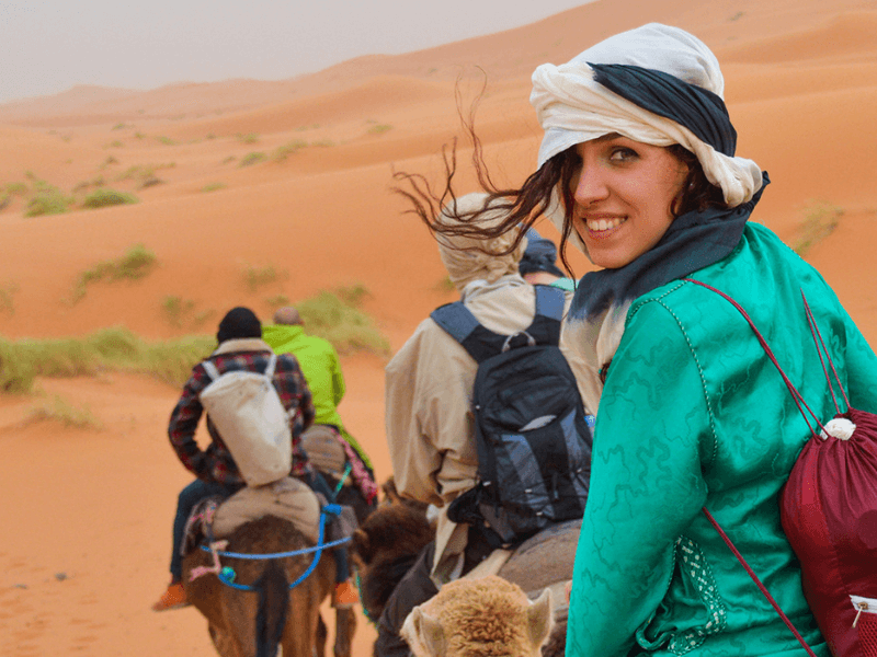 nazomer marokko kamelentocht