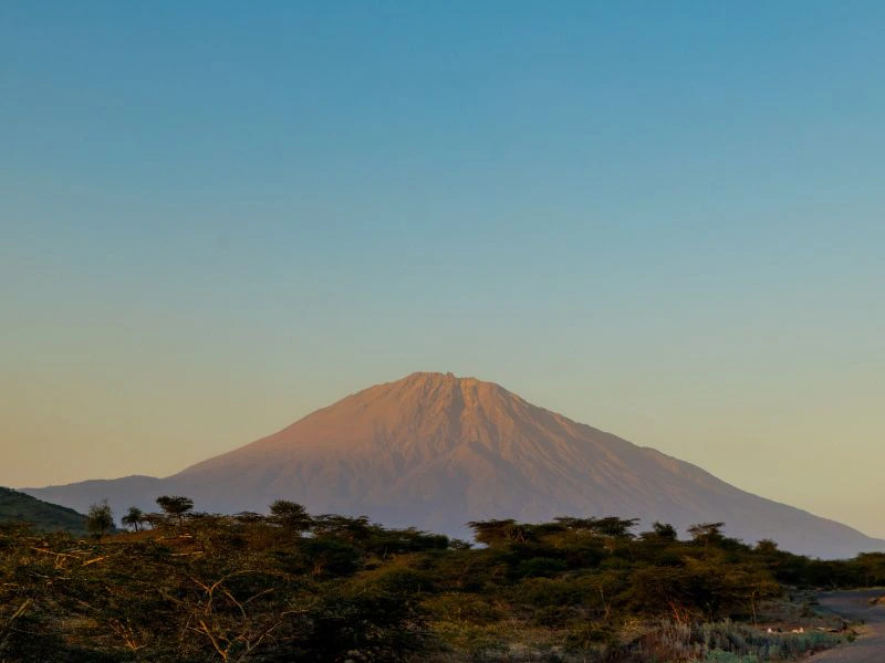 Mount Meru in Tanzania