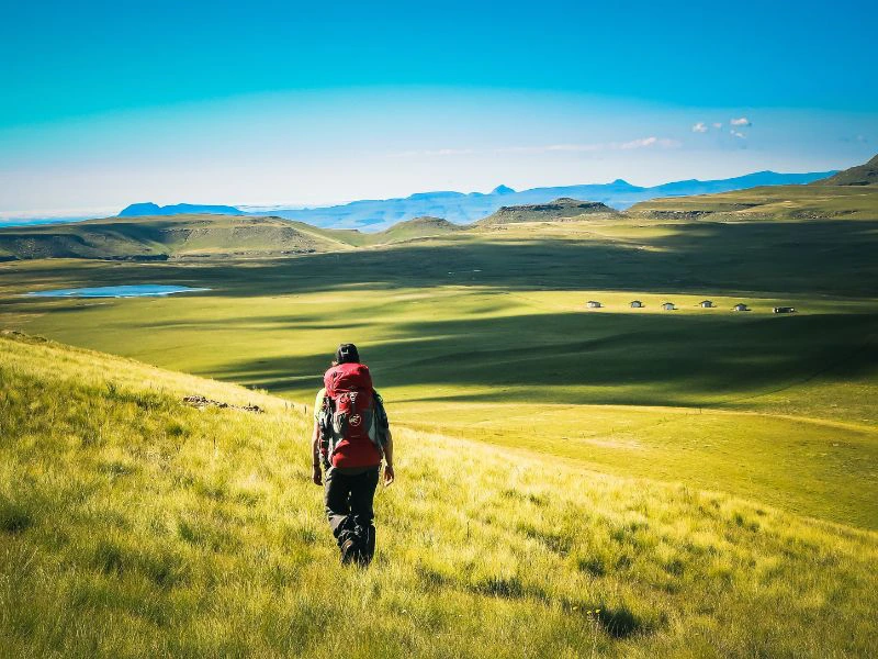 Sanipass richting Lesotho