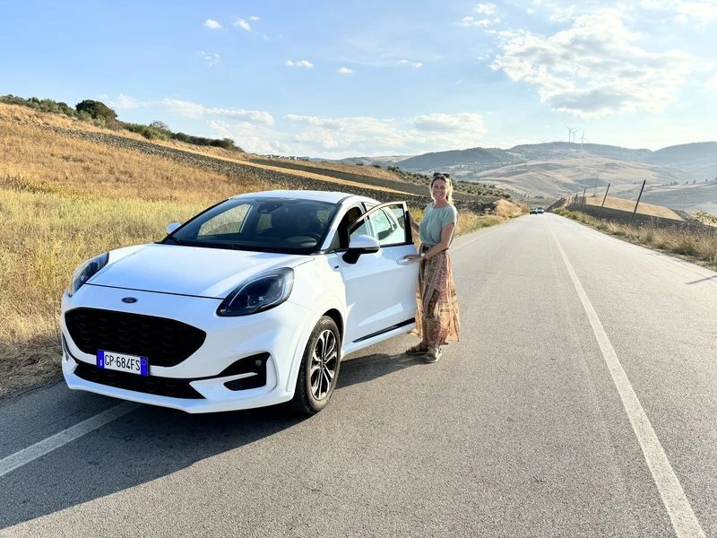 italië elektrische auto door Puglia