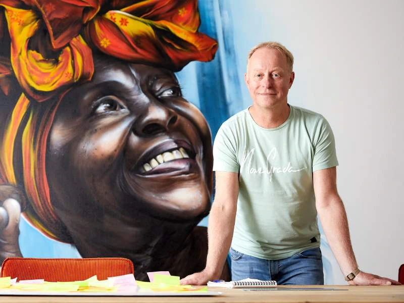 Marius, oprichter van Riksja Travel