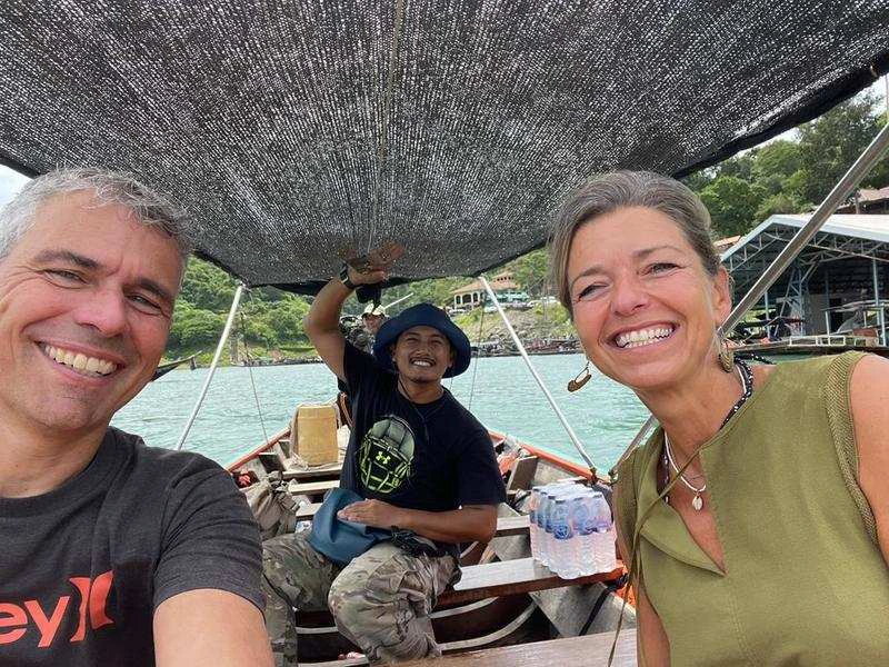 Kao Sok boot reizigers Thailand