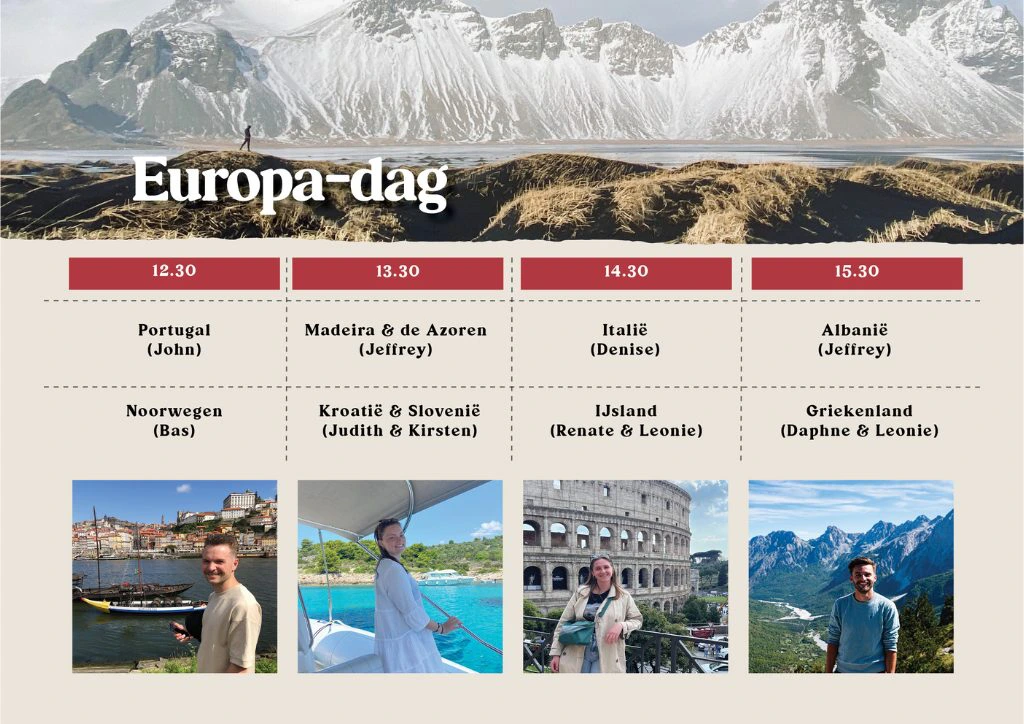 Timetable Europadag 2024