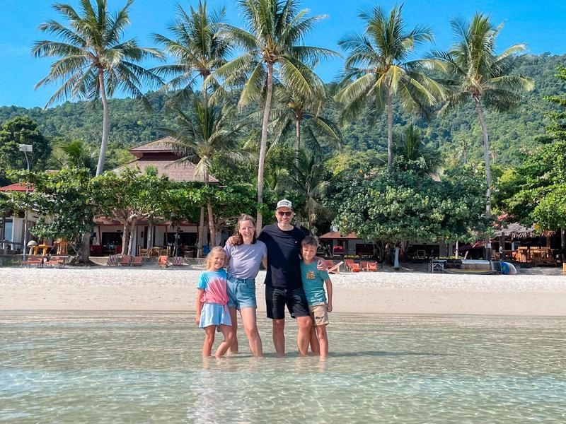 Thailand familie strand koh phangan