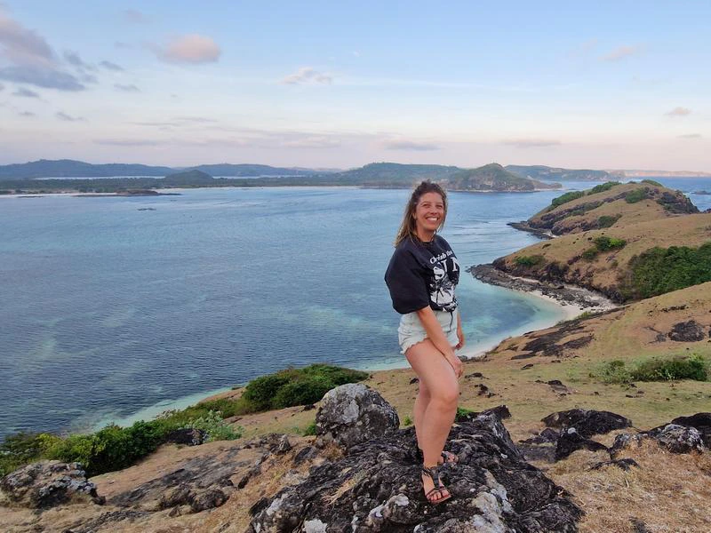 indonesie lombok strand uitzicht