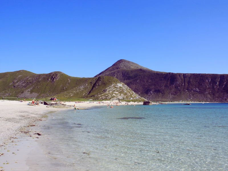 lofoten noorwegen strand eilanden