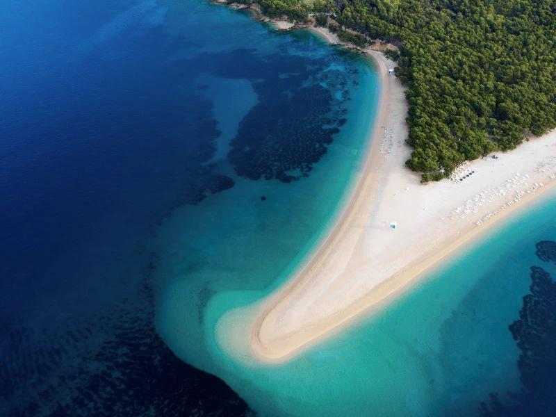brac kroatie strand
