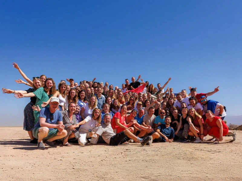 Riksja Travel team 25 jaar