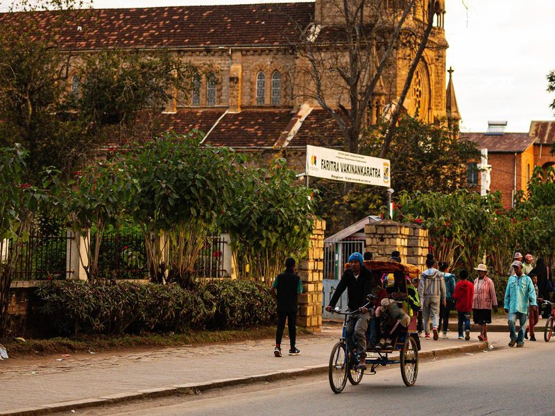 Madagascar Antsirabe straatbeeld
