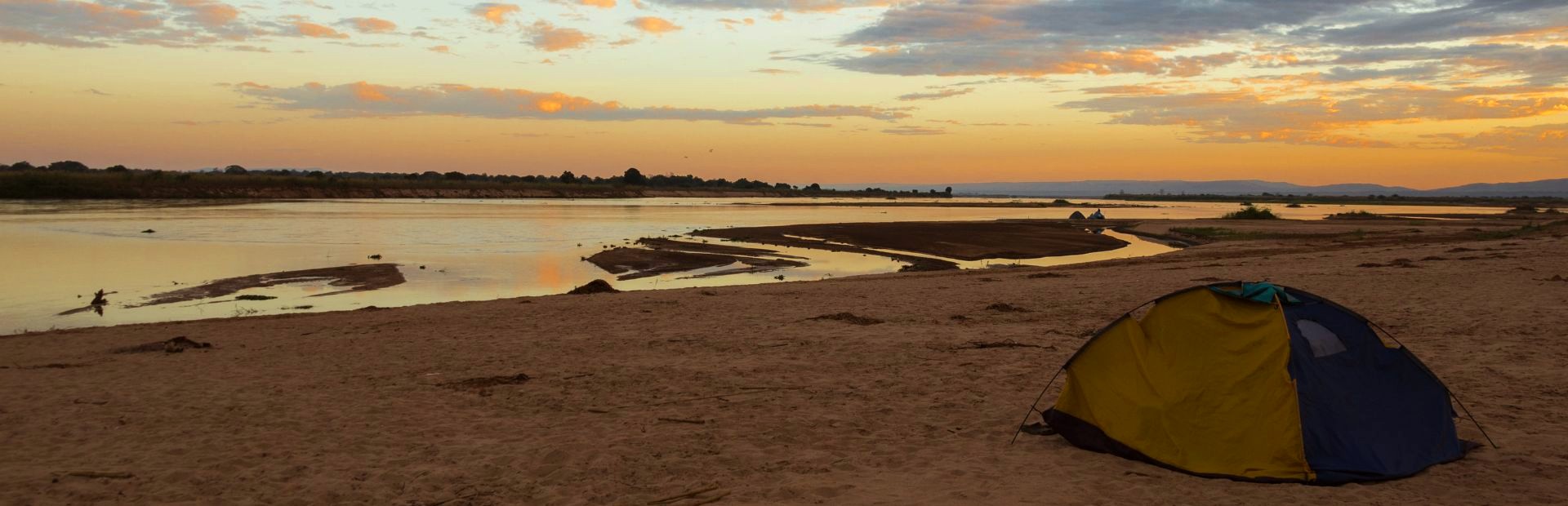 kamperen op het strand Madagascar