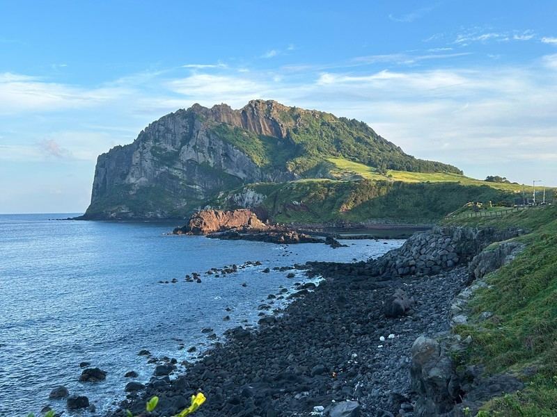 De kust bij Jeju eiland