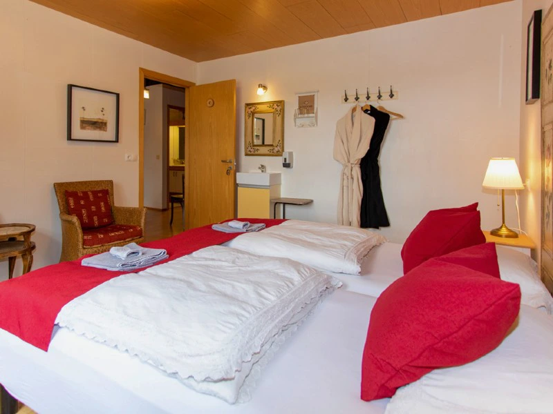Slaapkamer guesthouse Golden Circle