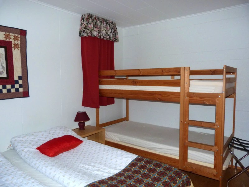 Hotelkamer met stapelbed in Snaefellsnes