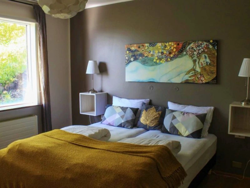 Slaapkamer guesthouse west-Fjorden