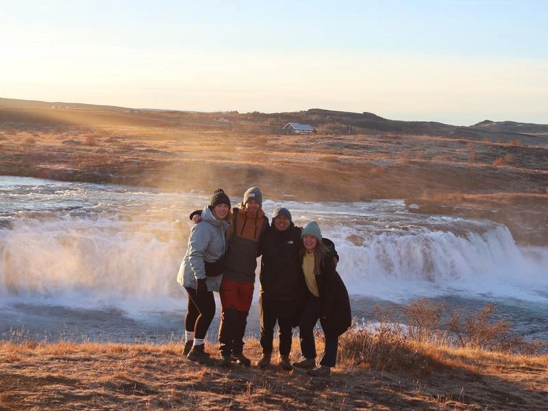 Faxafoss waterval in IJsland