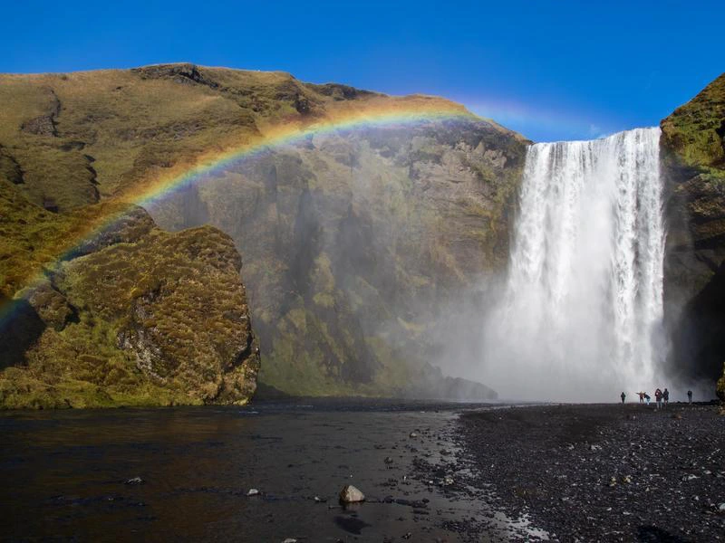 IJsland waterval Skogafoss