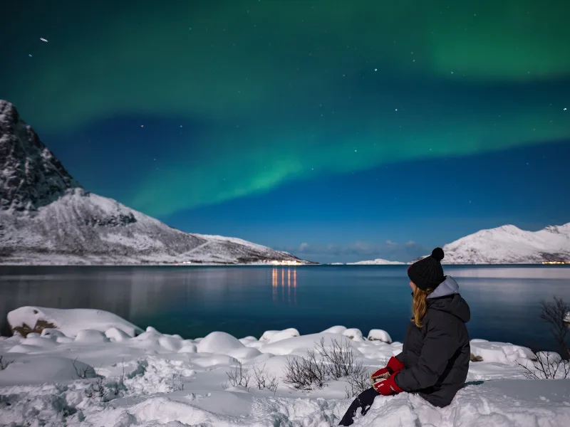 noorderlicht noorwegen fjord