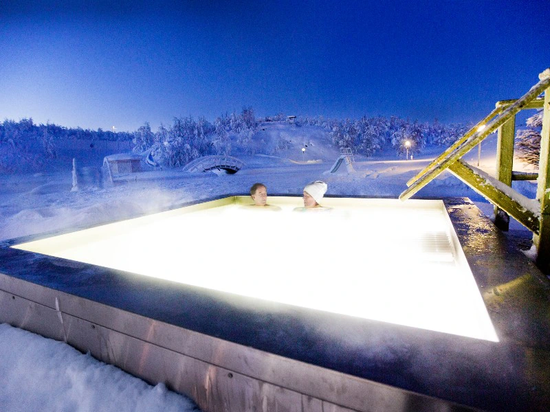 Jacuzzi bij je lodge
