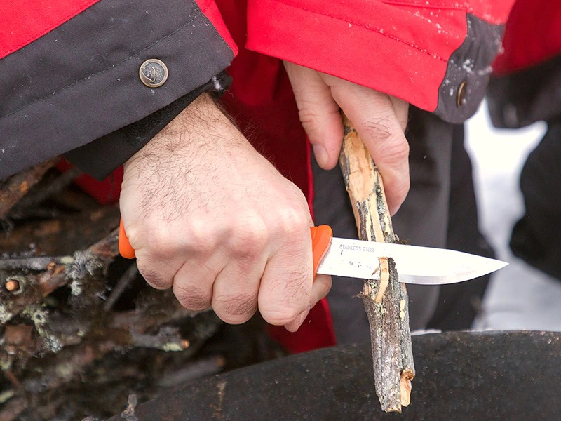 vuur maken in lapland