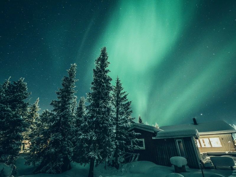 zweeds lapland noorderlicht