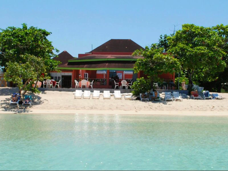 Hotel aan het strand in Negril