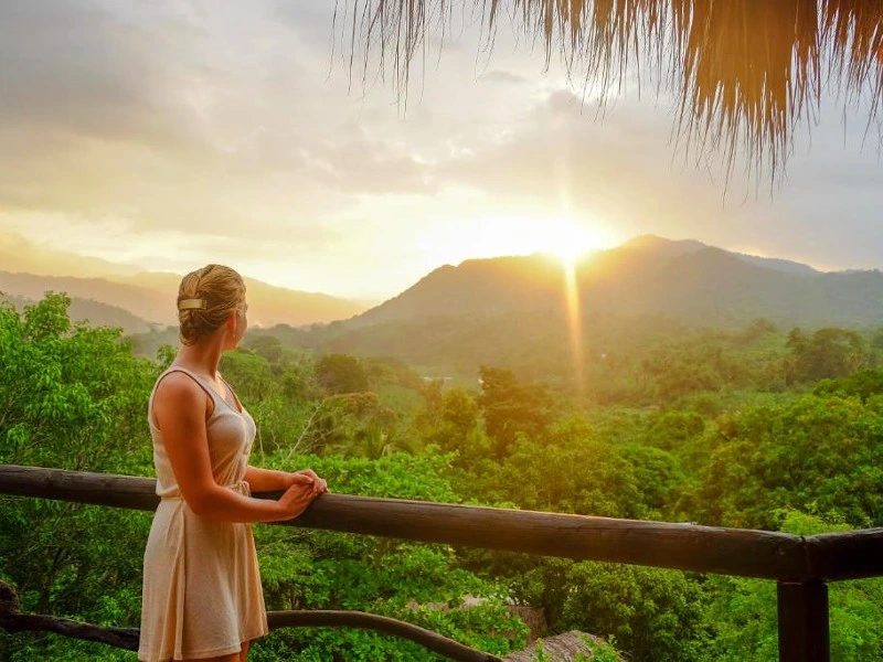 Tayrona uitzicht vanaf het hotel