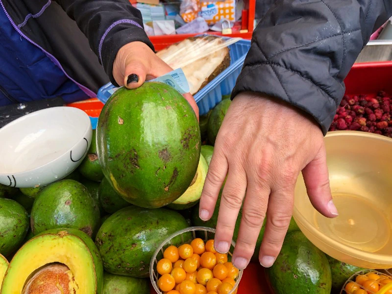 Bogota fruitmarkt