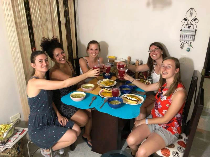 Eten bij locals in Medellin