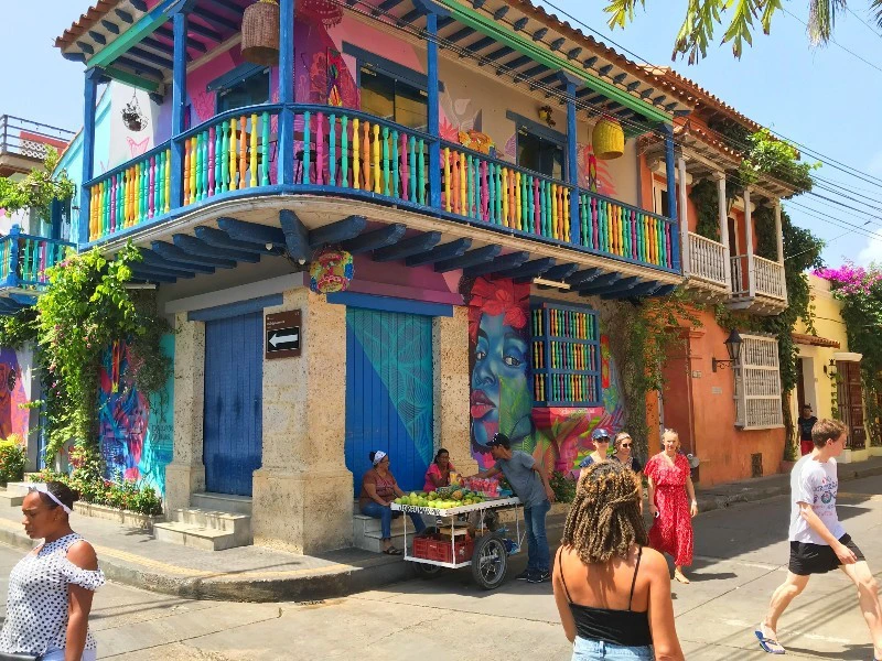 Cartagena straatbeeld
