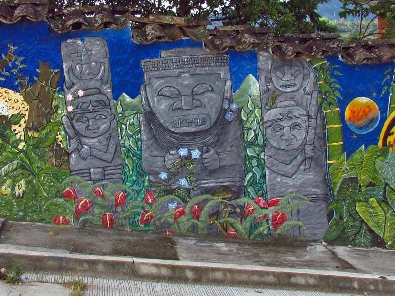 San Agustin muurschildering