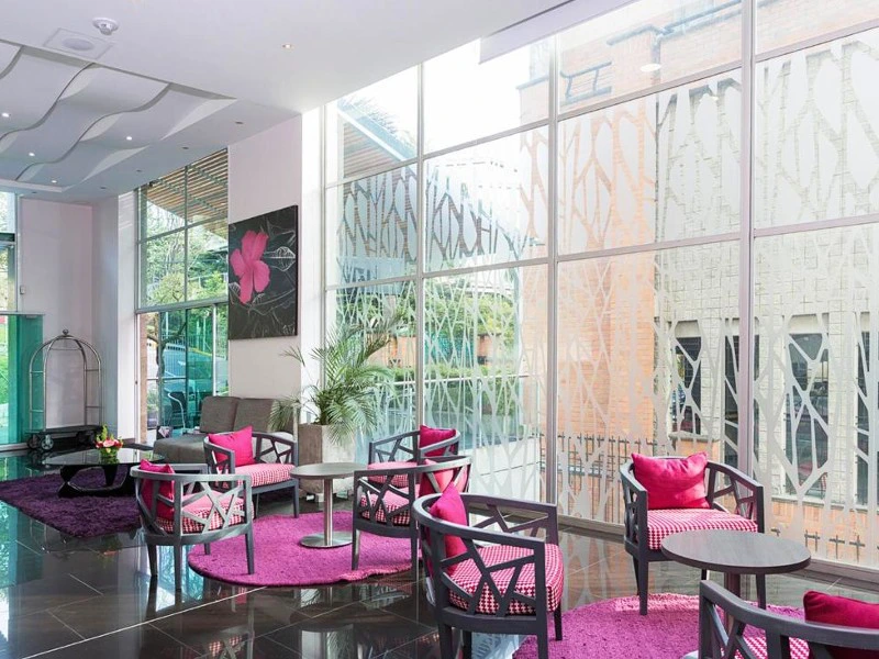 Medellin hotel lounge