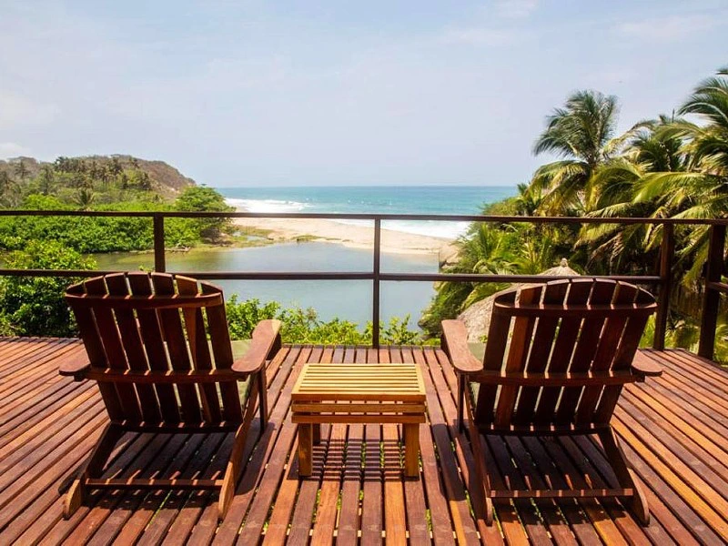 Tayrona uitzicht vanaf het comforthotel