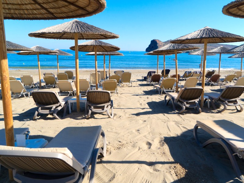 Greece Chania Agia Marina Beach