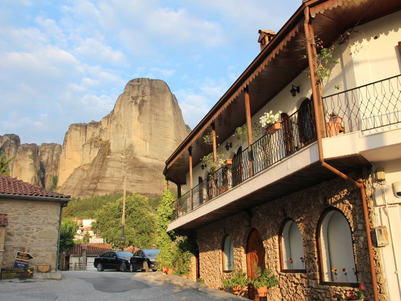 Meteora uitzicht accommodatie