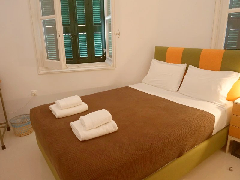 Tweepersoonskamer in hotel Athene