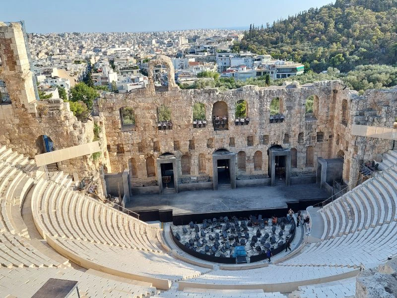 Griekenland-Athene-Akropolis-Theater