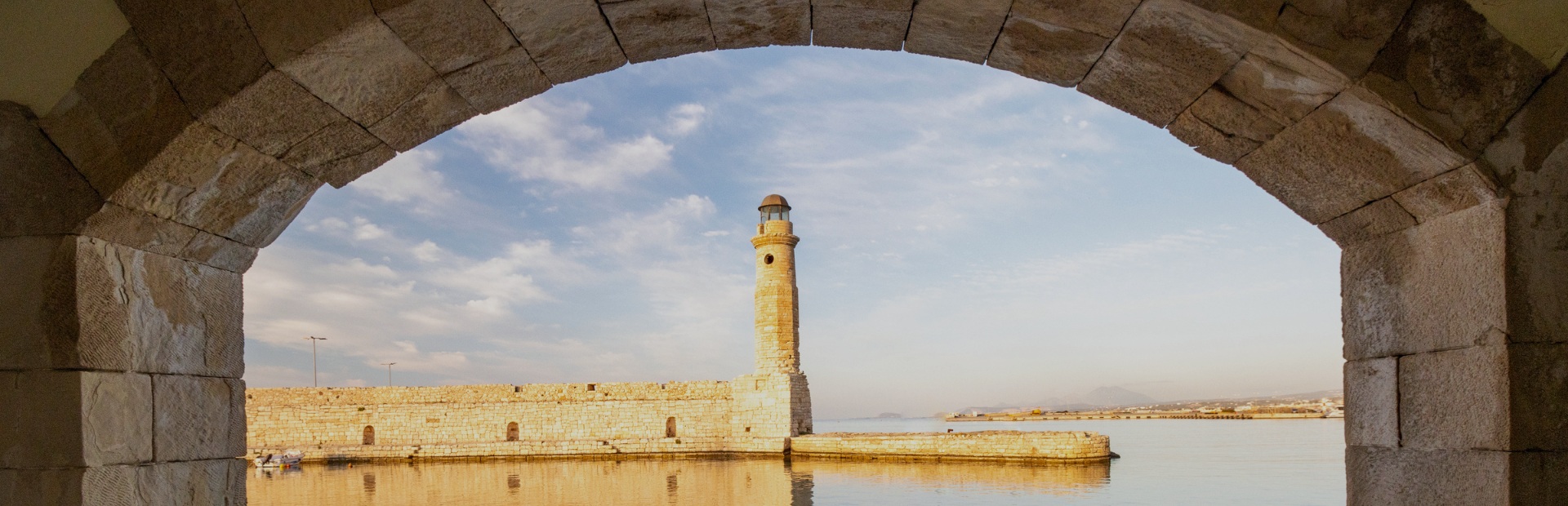 Vuurtoren in Rethymnon