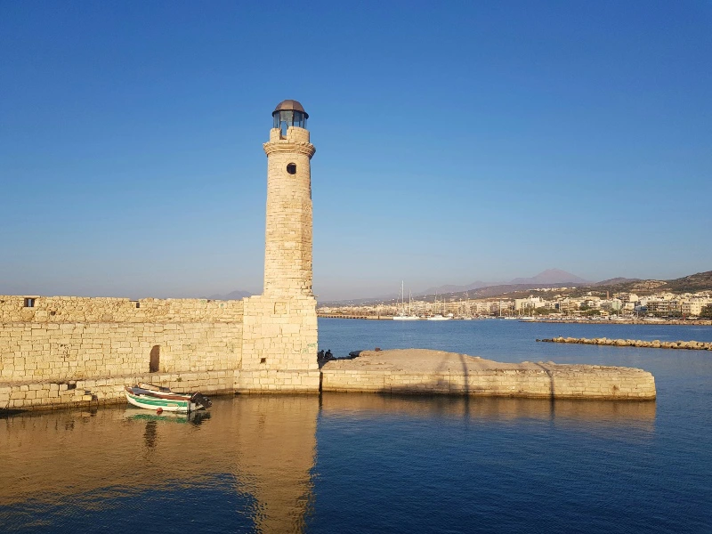 vuurtoren in Rethymnon