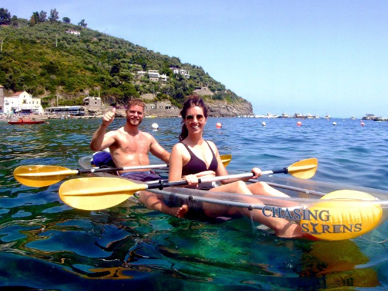 Kajakken bij de Amalfikust