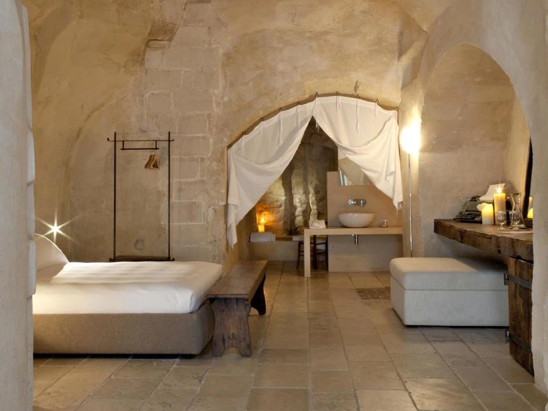 Overnachten in een Sassi, Matera