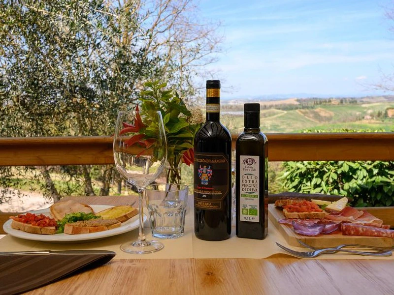 Lekker eten Val d'Orcia