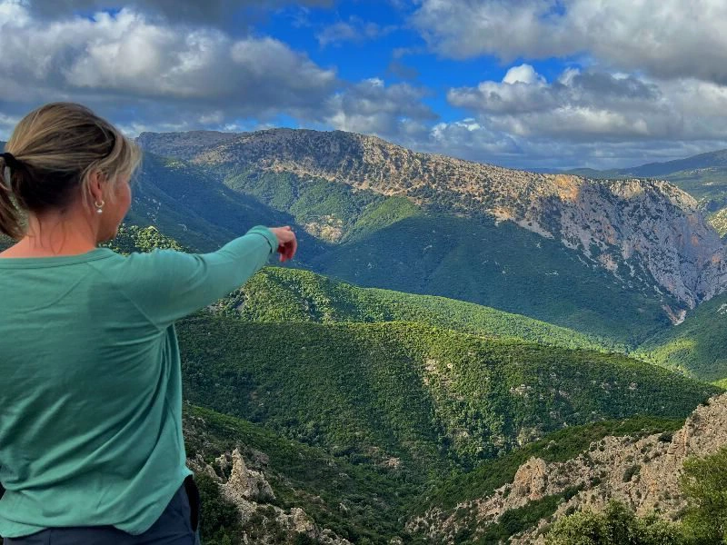 Gorropu kloof Supramonte gebergte Sardinië