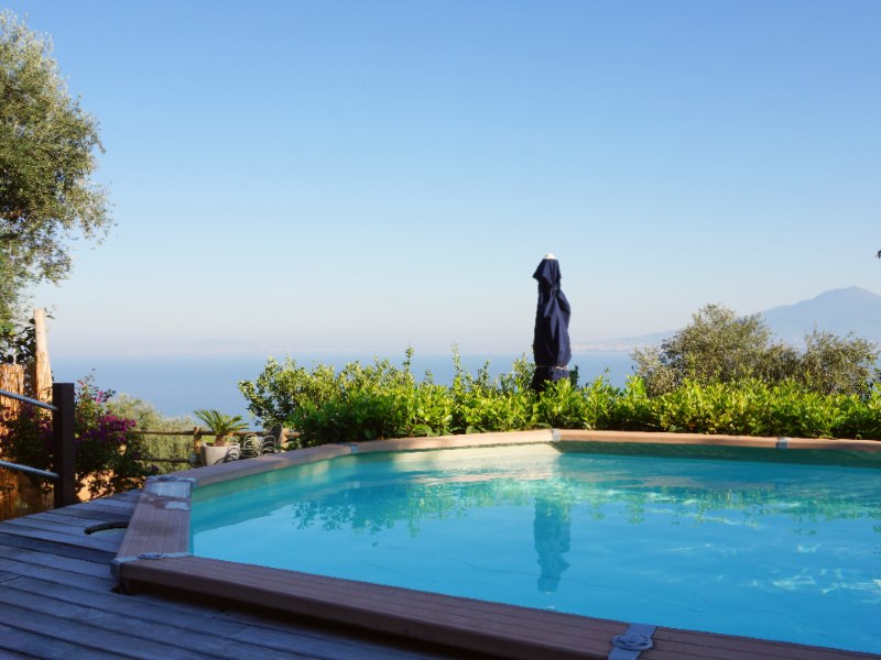 Zwembad bij hotel Amalfi Zwembad bij hotel Amalfi